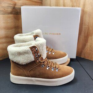 Marc Fisher Darlen Suede Lace Up Boots